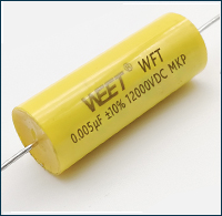 WEET WFT High Voltage Metallized Polypropylene Film Capacitors  For Power Supply